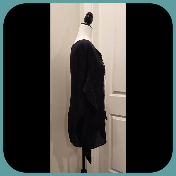 ONYX || Short Kaftan Sleeve Swim Coverup (SIZE M) - Picture 3 of 9